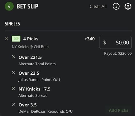 how to turn on same game parlay on draftkings|How To Place A Same Game Parlay on The DraftKings .